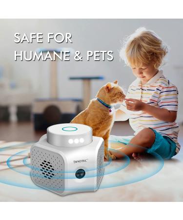 Diaotec Plug in Rodent Repellent - Ultrasonic Squirrel & Mouse Repellent with LED Strobe Lights - Buy Online on GoSupps.com