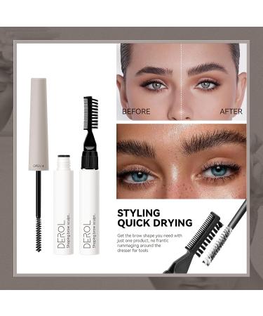 KISSIO Eyebrow Gel - Long Lasting, Waterproof, Cruelty-Free - 0.3 fl.oz - Buy Online on GoSupps.com