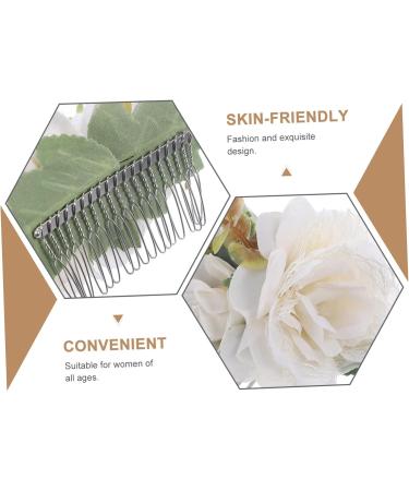 TOVINANNA Bridal Hair Accessories Wedding Bride Hair Comb Tuck Comb Women Headdress Wedding Hair Comb Women Hair Comb Hair Decoration Hair Comb for Bride Flower Shape Hair Decor - Buy Online on GoSupps.com