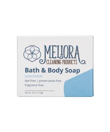 Meliora Cleaning Products Bath & Body Soap Bar Unscented