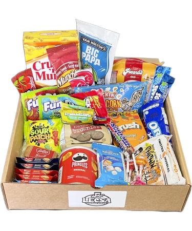 Snack Care Package - 45 Pcs Variety Pack of Treats for Kids and Adults - Snack Box with Cookies Fun Size Candy Drink Mix Peanuts Pickles Chips Noodles Rice Krispies Popcorn and More Gift Basket of Delicious Sweets (Flavours may vary due to availability) 4 - Buy Online on GoSupps.com