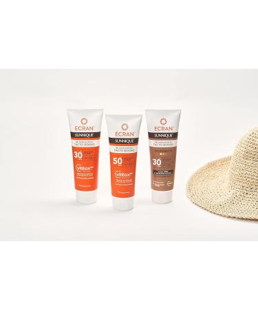 Ecran Sunnique Broncea+ Gel-Crema SPF30 250ml - Optimal Sun Protection for All Skin Types | International Shipping Available - Buy Online on GoSupps.com