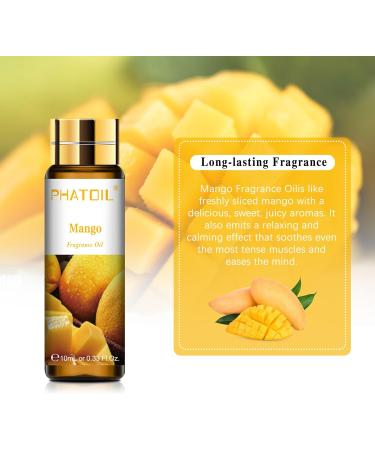Purify Your Space with PHATOIL Mango Fragrance Oil - 10ml for Diffuser, Aromatherapy, Soap, Candle Making - Pack of 1 - Buy Online on GoSupps.com