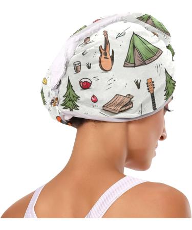 Camper Cactus Hair Towel 2 Pack - Super Absorbent Quick Dry Hair Turbans & Head Towels for Women & Girls - Buy Online on GoSupps.com
