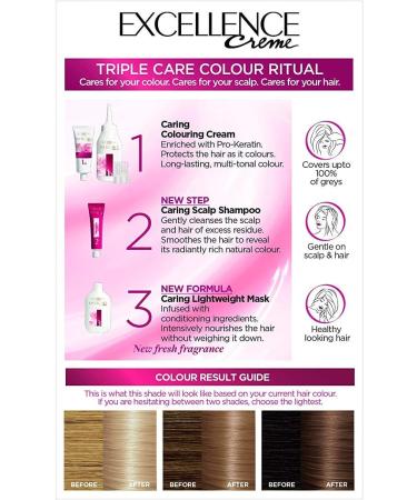  L'Oreal Paris L'Oreal Excellence Permanent Hair Color 9.1 Light Ash Blonde - Buy Online on GoSupps.com