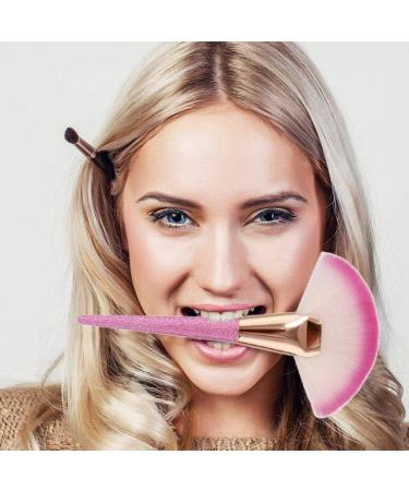 Makeup Brush Pro 1 Pcs Large Fan Shape Makeup Brush Blush Powder Foundation Cosmetic Tool - Buy Online on GoSupps.com