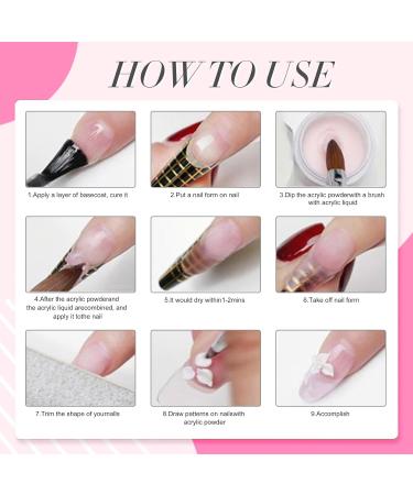 28g Acrylic Nail French Manicure Powder - White Clear Red Nude Professional Acrylic Nail System - HJ-NAP017-No.10 - Buy Online on GoSupps.com