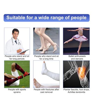 Cheerlink Adjustable Plantar Fasciitis Night Splint - Breathable Brace for Pain Relief & Achilles Tendon Inflammation - Purple - Buy Online on GoSupps.com