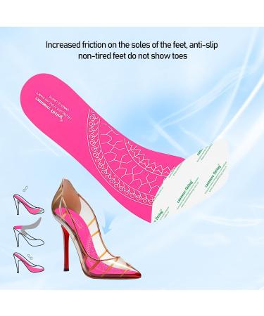 Buy Bionic Fascia Insoles - Silicone Self-Adhesive Comfort for High Heels | Non-Slip Anti-Odor | Transparent 2 Pairs (Size 39 - Buy Online on GoSupps.com