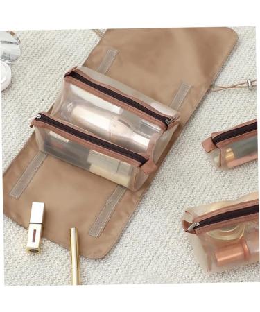 Valiclud 3-Piece Removable Medicine Organizer - Foldable Bathroom Hanging Bag for Travel | Yellow Toilet & Razor Storage 55x24x3cm - Buy Online on GoSupps.com