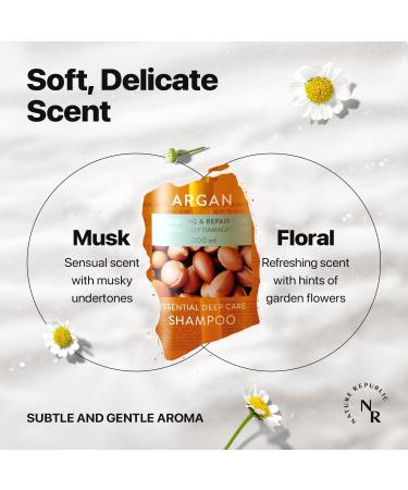 Nature Republic Argan Essential Deep Care Shampoo 1000ml | Nourishing Hydrating Repair for Extremely Damaged Hair | Silky Soft for All Hair Types - Buy Online on GoSupps.com