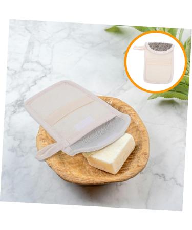 AUTSUPPL 3pcs Handmade Soap Storage Bag Natural Sisal Soap Pouch Soap Mesh Saver Bag Foam Sponge Black Flax - Buy Online on GoSupps.com