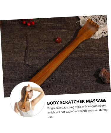 Beaupretty 2-in-1 Wooden Massage Device | Travel Itch Relief & Back Scratching Tool | Fragrant Wood Design - Buy Online on GoSupps.com