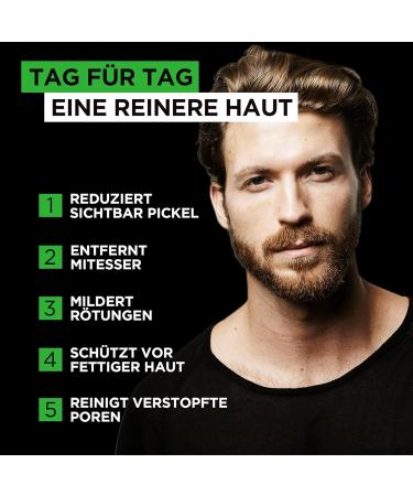 L'Or al Men Expert Facial Washing Gel - Purifying Carbon Cleanser for Impure Skin | 100ml | Men's Skincare Solutions - Buy Online on GoSupps.com