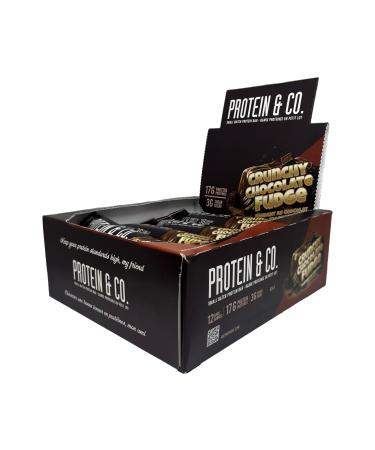 NEW Protein & Co. Small Batch Protein Bars - Crunchy Chocolate Fudge