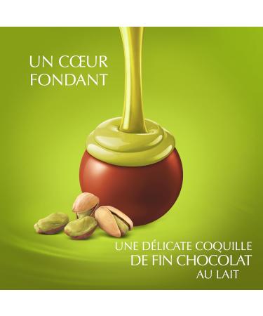 Lindt - Cornet LINDOR - Chocolat la pistache - C ur Fondant 200g 11 cm x 15.7 cm - Buy Online on GoSupps.com