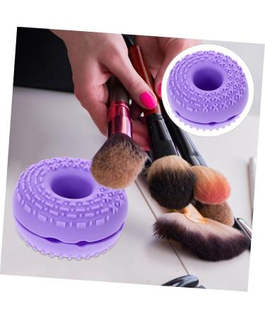 Healeved Makeup Brush Cleaner Pad Makeup Sponge Cleaners Make up Cleaner Make up Sponge Cleaner Makeup Brush Cleaner Mat Make up Brush Cleaner Cleanser Usb Silica Gel Purple Silicone Brush 8.3x8.3cm Purple - Buy Online on GoSupps.com