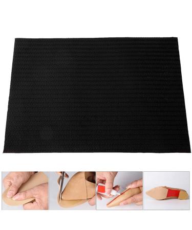 Repairing Sole Sheet Rubber Sole Pad Wear Resistant Anti Slip Shoes Bottom Shoe Repair Rubber Soling Sheet(black)