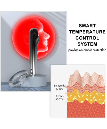 RF Radio Frequency Face Skin Tightening Machine - Facial Device for Lifting, Firming, and Wrinkle Reduction - Beauty Tool for Eyes, Neck - Black - Buy Online on GoSupps.com