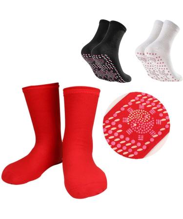 3 Pcs AFIZ Tourmaline Acupressure Self-Heating Shaping Socks - VeinesHeal Hyperthermia & Slimming Health FIR Therapy Socks - Buy Online on GoSupps.com