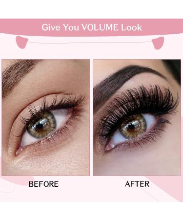 72 Pcs Peachy-D-8-16 Mix Cluster Individual Lashes - DIY Eyelash Extension Kit with Super Thin Band | Reusable & Comfortable - Buy Online on GoSupps.com
