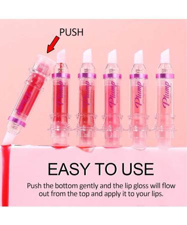 Erinde Lip Plumper Gloss Natural Spicy Lip Plumping Booster Ultra-Hydrating & Nourishing Plump Lip Plumper Glossy Finish Fuller Lip Plumping Oil for Women Girls 01# - Buy Online on GoSupps.com