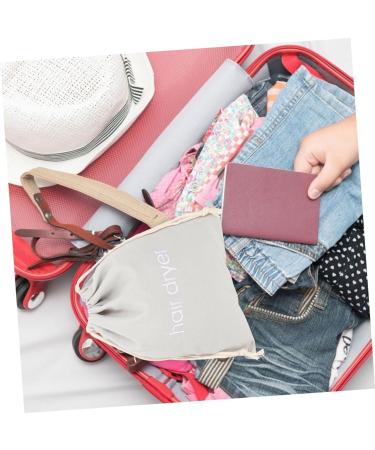 Beavorty 16 Pcs Hair Dryer Storage Bag Travel Tote Bags Cotton Drawstring Bag Hair Dryer Holders Hanging - Buy Online on GoSupps.com