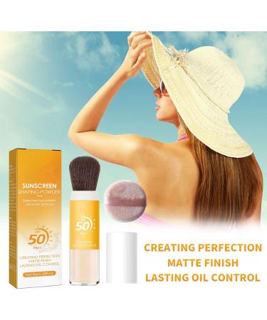 Asheyya Scalp SPF Powder SPF 50 Powder Sunscreen for Face Natural Matte Lasting Breathable All Skin - Buy Online on GoSupps.com