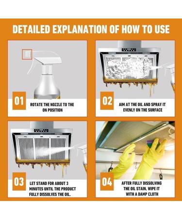 Sciasi Powerful Kitchen Foam Cleaner | All-Purpose Pots & Pans Cleaner (2 Pcs) - International Shipping Available - Buy Online on GoSupps.com