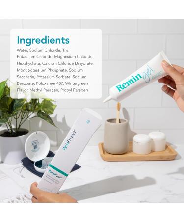 ReminGel Hydroxyapatite Tooth Remineralization Gel - Strengthen Enamel Repair Teeth & Reduce Sensitivity - Fluoride-Free Remineralizing Treatment for Tooth Decay Prevention - Buy Online on GoSupps.com