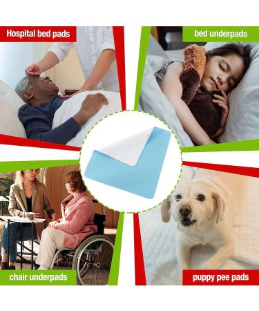 Washable Incontinence Bed Pad | 4-Layer Protection | Large 34x52 | Adults, Children, Pets | Waterproof | 1-Pack - Buy Online on GoSupps.com