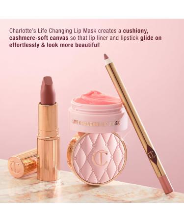 Charlotte Tilbury Life Changing Lip Mask - Multi-Purpose Plumping Mask to Smooth Hydrate & Soften Dry Lips - Fragrance-Free with a Clear Glassy Finish Pillow Talk Fresh Glow Vanilla - Buy Online on GoSupps.com
