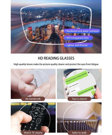 Koosufa Women's Floral Reading Glasses - Retro Designer Anti-Fatigue Rectangular Styles | Strengths 1.0 to 4.0 | 4 Color Set - Buy Online on GoSupps.com