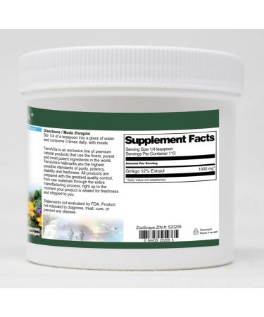 Ginkgo 12% Powder (4 oz ZIN: 520209) - 3 Pack - Buy Online on GoSupps.com