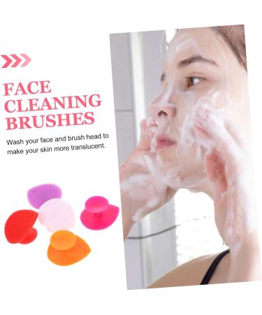 Collbath 5-Piece Heart-Shaped Bathing Brush Set for Kids | Multifunctional Silicone Hairbrush & Facial Cleansing Massager | Ideal for Bathing & Massage - Buy Online on GoSupps.com