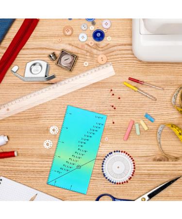 Magnetic Seam Guide Ruler for Sewing Machine - 2 PCS Set | Straight Line Hems, Quilts, Clothing, Fabrics | Acrylic Seam Allowance Ruler - Multicolored - Buy Online on GoSupps.com