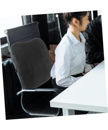 EXCEART 1pc Lumbar Support Memory Foam Lumbar Seat Foam Pad Pregnant Woman Black 39.00X33.00X8.00CM - Buy Online on GoSupps.com