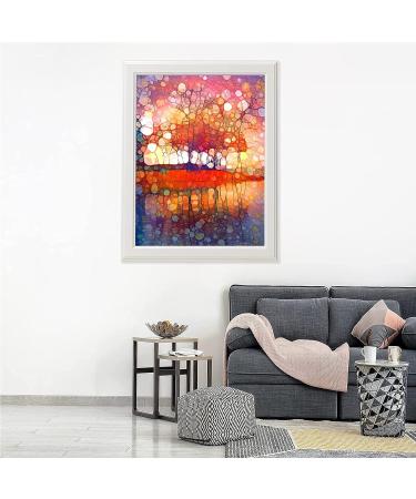 Sonsage Stained Glass Tree Diamond Painting Kit - 5D DIY Art with Diamonds for Wall Decor - 12x16 Inch - Buy Online on GoSupps.com