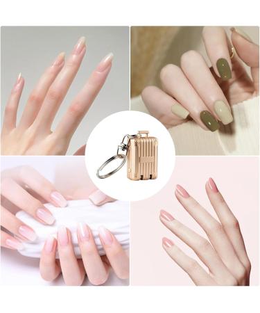 Nail Clippers Nail Clippers Keychain Stainless Steel Small Nail Clippers Keychain | Women Men Nail Clipper Trimmer Manicure Dorm Business Trip Gold L - Buy Online on GoSupps.com