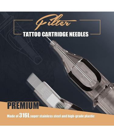 EZTAT2 50Pcs Tattoo Mixed Cartridge Needles #12 - 3RS 5RS 7RS 9RS 11RS Assorted Round Shader for Rotary Tattoo Machine - Buy Online on GoSupps.com