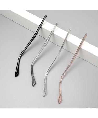 Iplusmile Replacement Ironing Tips - 4 Pairs for Metal Glasses Sunglasses Hinges & Earrings | TR90 Rose Gold - Buy Online on GoSupps.com