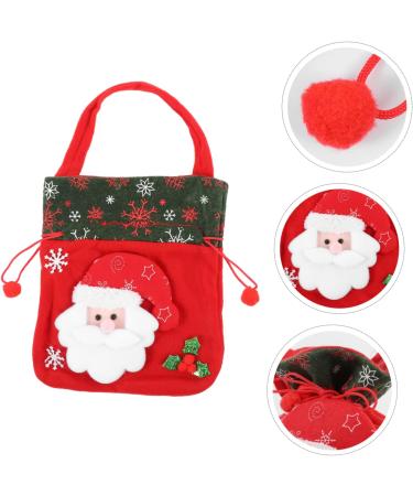 Anneome 1pc Christmas Bag Candy Chocolate Xmas Candy Pouch Practical Wrapping Bags 3d Cute Biscuit Bag - Buy Online on GoSupps.com