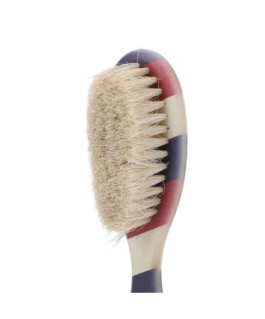 Men's Beard Styling Brush - Comfortable Handle & Soft Bristles for Perfect Grooming | Striped Design Ideal for Home Use - Buy Online on GoSupps.com