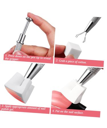 Beaupretty 50pcs Nail Soft Sponges - Cube Nail Art Tools with Grabbing Pen for Perfect Color Fade - International Shipping Available - Buy Online on GoSupps.com