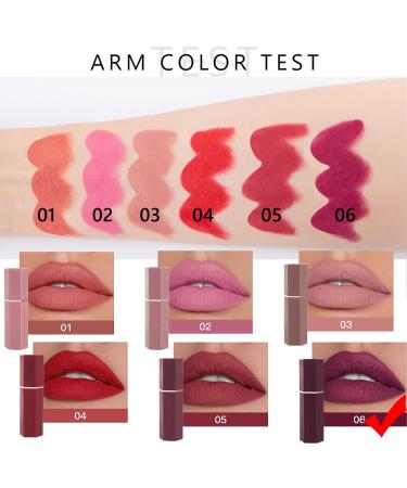 Long Lasting Matte Lipstick for Women - Waterproof & Hydrating Red Lipstick (06 Plum) - Buy Online on GoSupps.com
