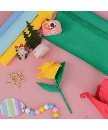 6 Rolls Colorful Crepe Paper Streamers for Cinco De Mayo Party Decor - 10in x 8 Feet - Red Green Blue Gold White - Ideal for Mexican Birthday, Wedding, Baby Shower, Christmas - Buy Online on GoSupps.com