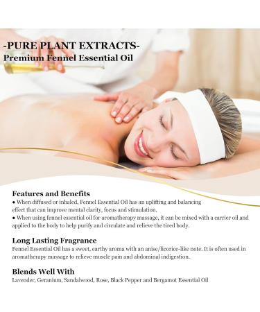 EUQEE Fennel Essential Oil 10ml Pure Natural Fennel Oils Aromatherapy Essential Oils for Diffusers for Home Relax Humidifiers Fennel 10.00 ml (Pack of 1) - Buy Online on GoSupps.com