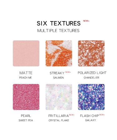 Pudaier 28-Color Feather Eyeshadow Palette - High Pigmented Shimmer Glitter Pressed Pearl Makeup Set - Buy Online on GoSupps.com