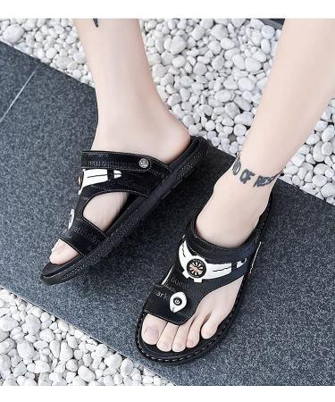 Men's Bunion Splints Sandal Open Toe - Black, Size 6.5 | Comfy Foot Correction Slippers for Hallux Valgus Correction - Buy Online on GoSupps.com