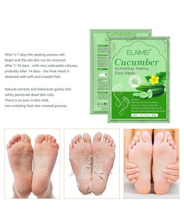 Health Foot Mask for Smooth Skin | Corn Removers for Toes (Green, One Size) - Living Room Adult - Buy Online on GoSupps.com